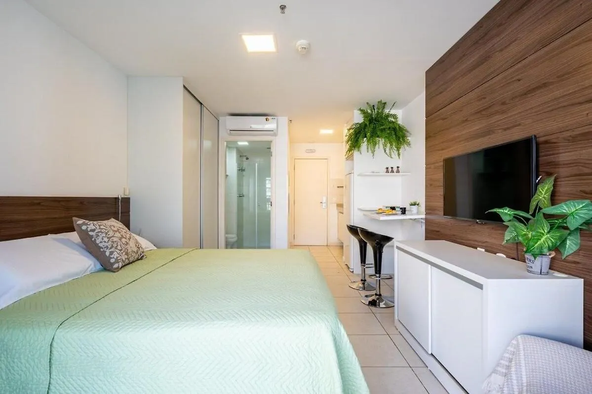 F1321 Apart Hotel Com Wifi Piscina Academia ブラジリア アパート